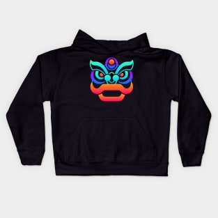 Trippy Psychedelic Chinese Dragon Kids Hoodie